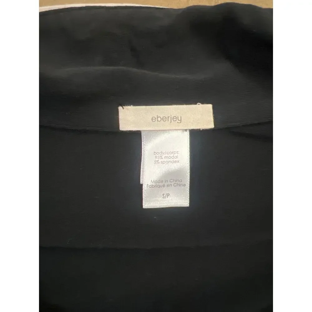 Eberjey Black Buttoned Down MOB 